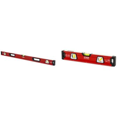 Stier - Premium Wasserwaagen-Set, Magnet & 3 Libellen, 400 1000 mm (2-tlg.) Image