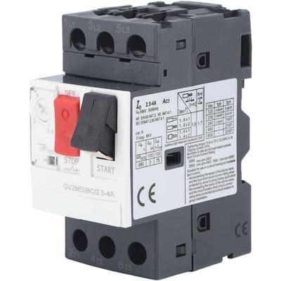Disjoncteur de protection moteur GV2-ME08C Commutateur de protection moteur 2.5-4A(6.54.58.8cm) Image
