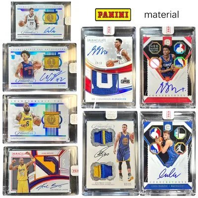 PANINI DIY material homemade Collectible card bricks Doncic Alexander Curry Cunningham Kobe James Acrylic boy toys holidays
