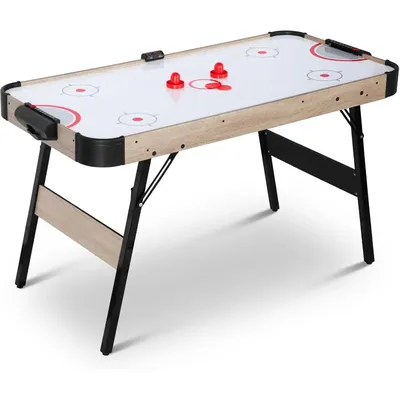 58in Folding Air Hockey Table, LED Electronic Scoring Sports Hockey Game, Hockey Table Gaming Set