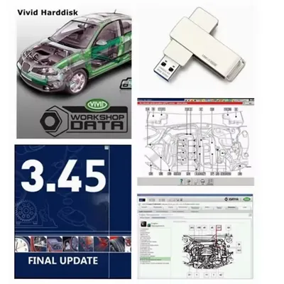 2024 Hot Newest version Auto data 3.45 and vivid workshop 10.2 Auto Repair Software + install video