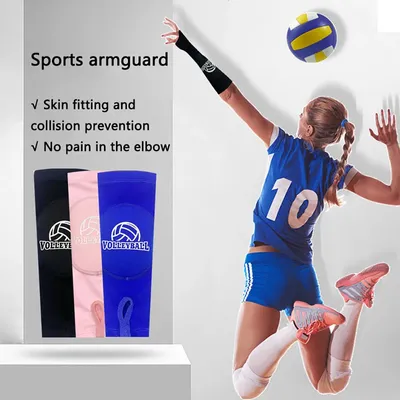 Volleyball Arm Sleeve Gloves Forearm Compression Test Training Basketball Wrist Support Brace