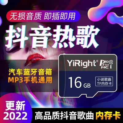 TF card Chinese music classic Cantonese+Mandarin+Tiktok pop songs