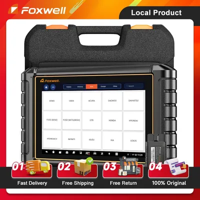 FOXWELL NT909 Car Diagnostic Tools Bidirectional All System Code Reader CAN FD/DOIP OBD2 Diagnostic