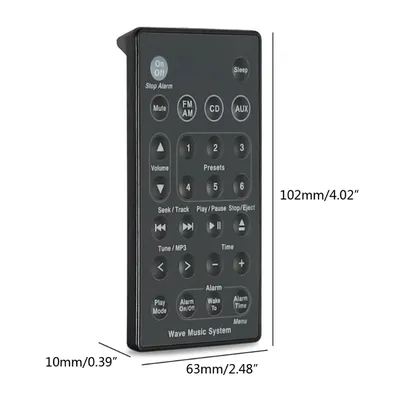 XD99 Remote Control For BOSE-B7 Miaoyun Wave CD Audio Music System 1/2/3/4 Generation Controller