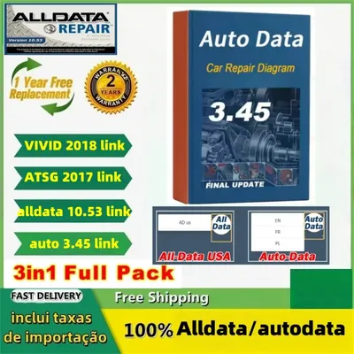 2025 HOT! Alldata Repair Software 10.53 All Data Automotive Tech Latest Offline Software Autodata