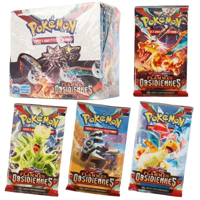 Französische Version Pokémon TCG: 360 Stück Scarlet & Violet Obsidian Flames Booster Box Pokemon Image