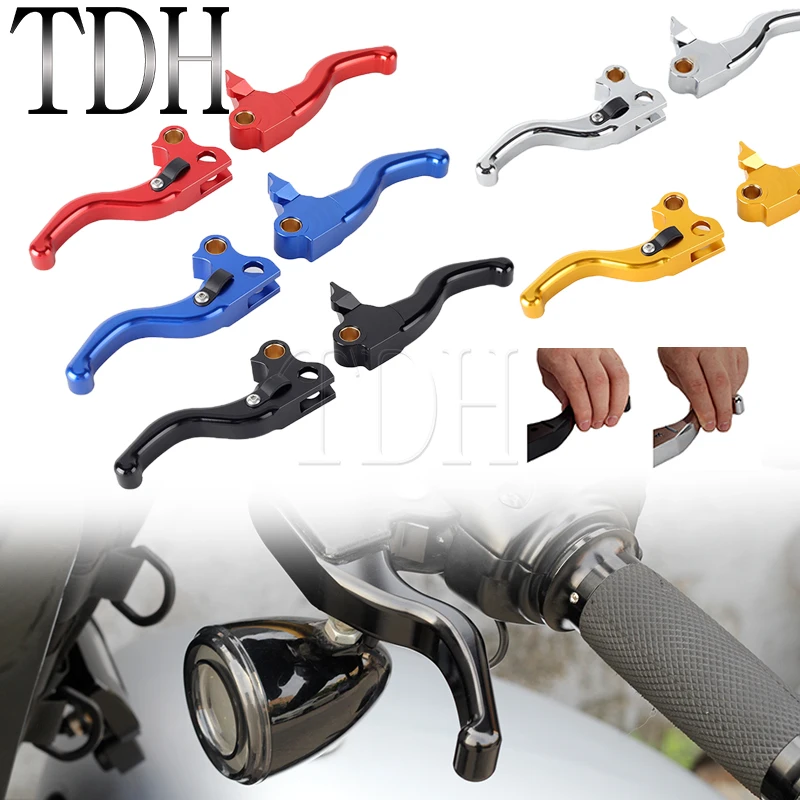 Motorrad zubehör 5.3 "4.8" Brems kupplungs hebel für Harley Dyna Wide Super Glide Street Bob Fat Bob CVO FXD FXDWG FXDB FXDX