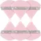 3Pcs Rosa Dreieck Puderquaste Gesicht Weiche Make-Up-Tool Schwamm Samt Weiche Glatte Gesichts Schönheit Make-Up Schwamm Kosmetik Zubehör