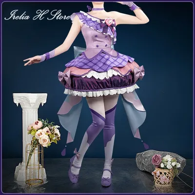 Irelia H Store Maho Girls Precure! Cure Kyun Kyun Cosplay Kostüm für Frauen Halloween Cosplays Anime Image