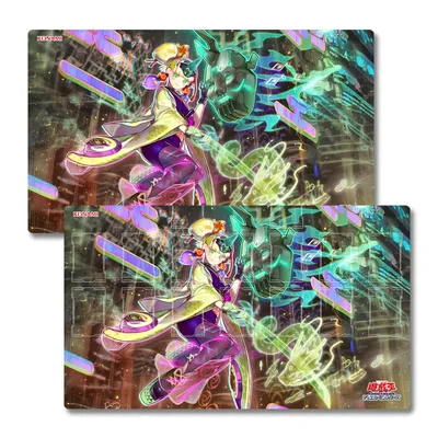 Yugioh Noh-P.U.N.K. Deer Note Spielmatte Yu-Gi-Oh! TCG OCG Trading Card Games Mat Duel Plate Rubber Image