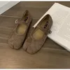 2025, japanischer Stil, Tabi-Ninja-Schuhe für Damen, Retro-Wildleder, flache Schuhe mit geteilter Hufzehe, Bootsschuhe für Damen, Mary-Jeans, Mokassins, Ballerina-Schuh