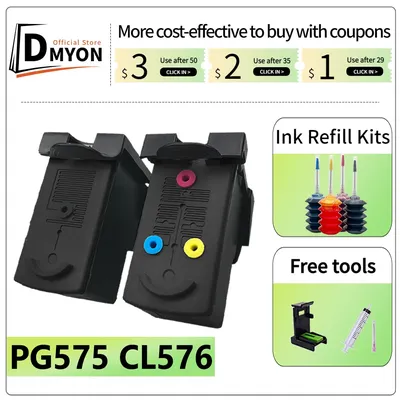 PG575 CL576 Remanufactured Ink Cartridge Replacement for canon printer pixma cartridge TS3550i