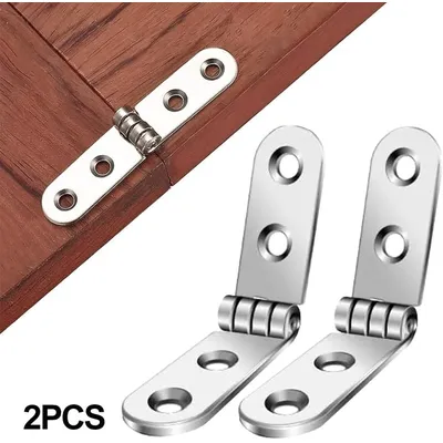 2/5/10pcs 180 Degree Foldable Hinge Flap Screw-On Hinges For Sewing Machine Cabinet Door Hinge Furniture Hardware Accessories