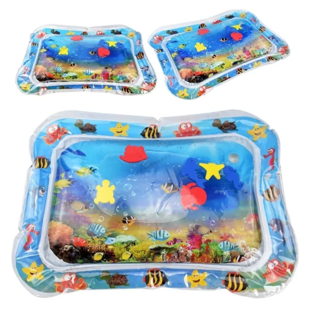 Baby Wasser Spielen Matte Aufblasbare Kissen PVC Baby Playmat Kleinkind Wasser Pad Frühen Bildung Aktivität Baby Spielzeug Kinder Spielen Matten