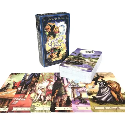 Heißer Verkauf Alltag Hexe Tarot Freizeit Unterhaltung Karte Familie Versammlung Wahrsagerei Deck Image