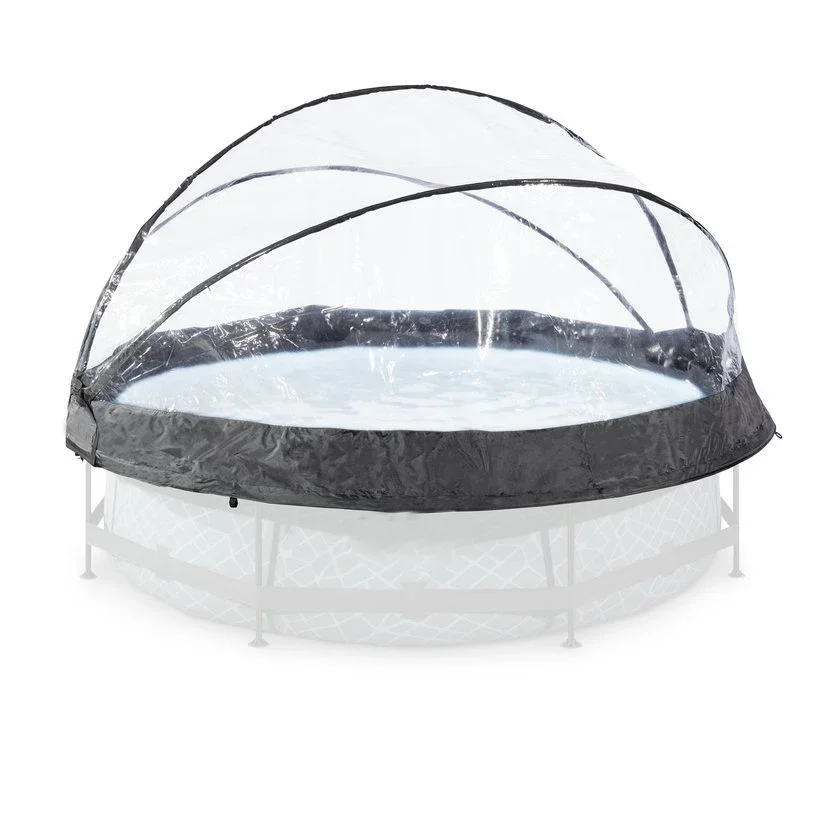 Couverture de piscine de qualité supérieure couverture de piscine d'hiver de 12 pieds couverture de dôme de piscine extérieure en PVC