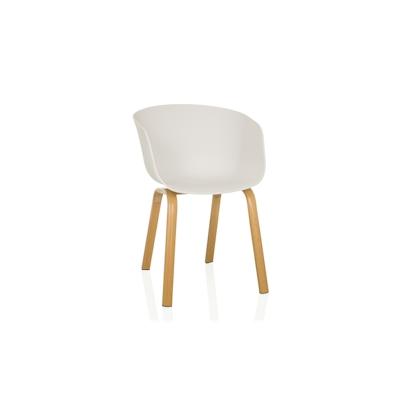 Dining Stuhl / Schalenstuhl OSLO W Kunststoff weiß hjh LIVING Image