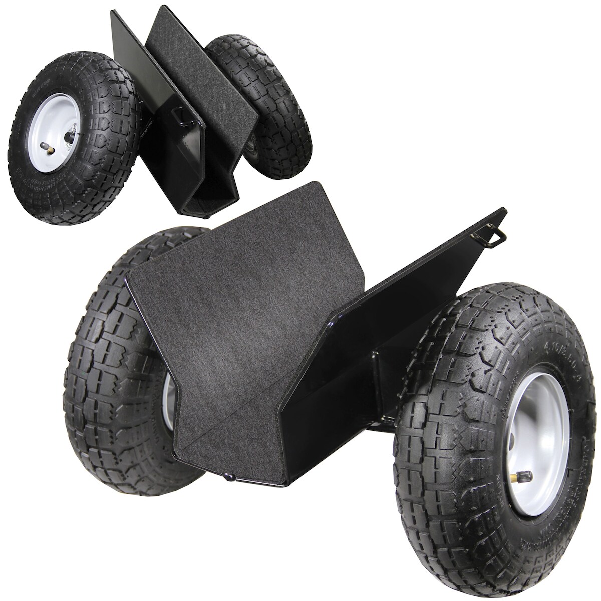 Plattenwagen klappbar Klemmbacken 275kg Plattenroller 0-10cm Klemmwagen Stahl P5 Image