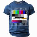 Per uomo Gergo divertente Maglietta Manica Corta maglietta Stampa 3D Girocollo Camicia Moda Quotidiano Essenziale Streetwear Casuale Quotidiano Nero Rosso Blu Estate Primavera Abbigliamento S M L XL