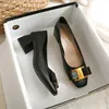 Frau Sommer Lolita Casual Karree Rot Grün Weiche Sohlen Mary Janes Metall Schnalle Elegante Wohnungen Weibliche Nette Niedrigen Absätzen Schuhe 3