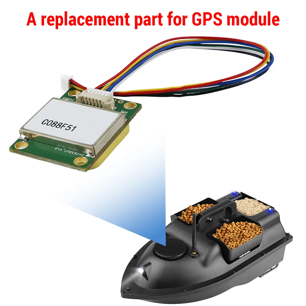 Köderboot GPS-Modul für GPS-Fischerboot R18 CTV18 V18 C118 Ersatzzubehör Teile GPS-Modul für Boot Marine GPS-Modul