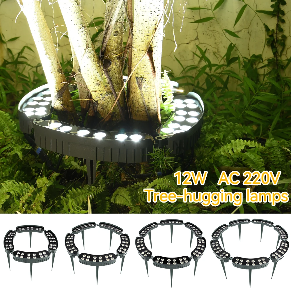 1pc LED Baum Umarmt Lampe Im Freien IP65 Wasserdichte Scheinwerfer Nacht Dekorative DIY Montieren Baum Halten Beleuchtung Lampe Für Garten