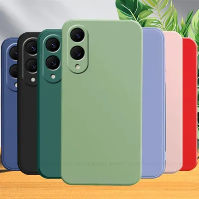 For Samsung S25 Edge Case Cover Samsung Galaxy S25 Edge Capas Original Liquid Silicone Shockproof Soft Fundas Samsung S25 Edge