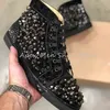 Männer Punk Lace Up Casual Schuhe Schwarz Niet Dekoration Trendy Sport Schuhe Komfort Laufende