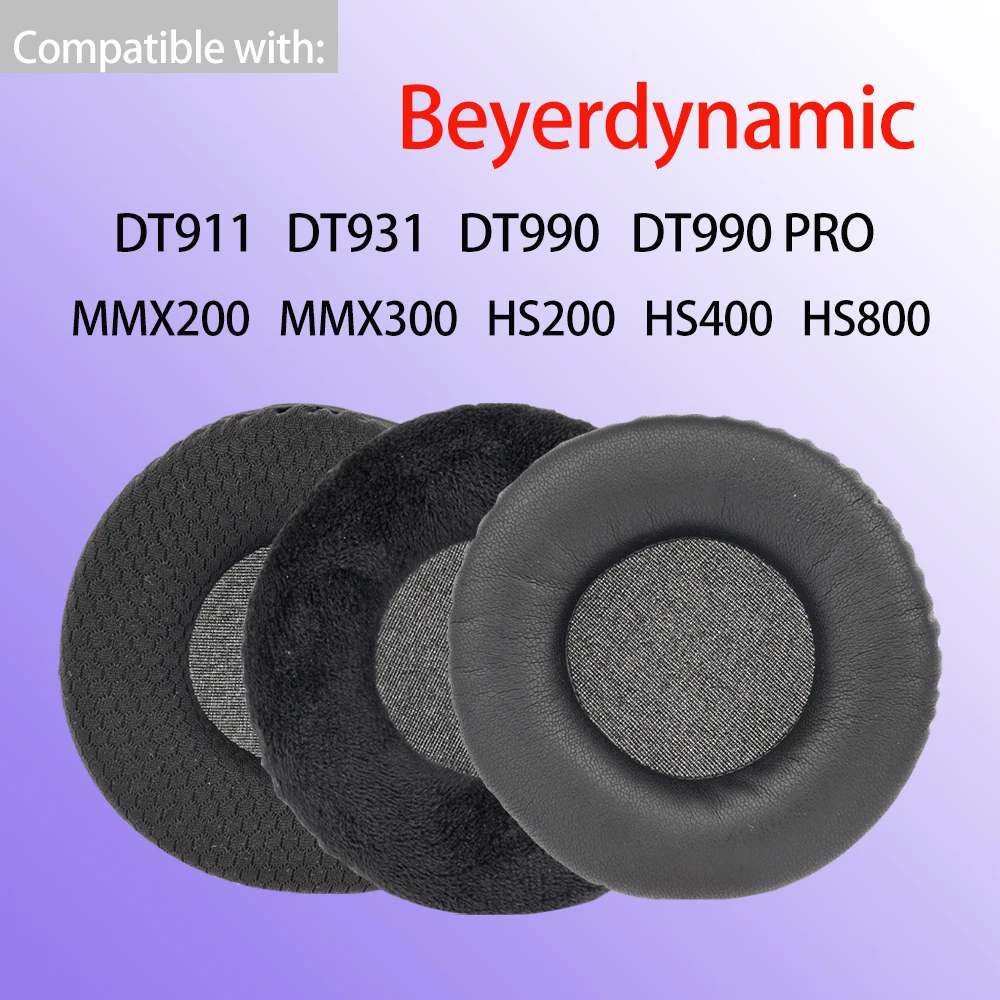 DT990 PRO Ohrpolster für Beyerdynamic DT911 DT931 Kopfhörer MMX200 MMX300 Schaumstoff-Ohrpolster Ersatz HS200 HS400 HS800 Pads Image