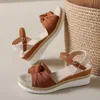 Sommer Frau Sandalen Schuhe Weiche Schuhe Frau Elegante Sandalen Frau Keil Damen Schuhe Party Schuhe