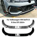Auto Paraurti Anteriore Labbro per Volkswagen VW Golf 8.5 R-line GTI 2024 + Paraurti Diffusore Splitter Spoiler Auto Body Kit Accessori Auto