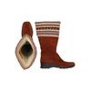 Rieker Damen Stiefel, Gr. 38, orange, Leder