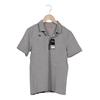 Kappa Herren Poloshirt, Gr. 48, grau, Baumwolle