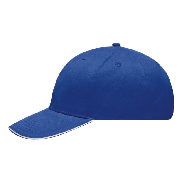 Myrtle Beach Schirmmütze »Sandwich Cap Light Brushed MB6541« blau Image