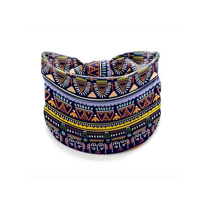 Women's Colorful Boho Twist Headbands – Soft Stretchy Wide Hair Bands for Yoga, Festivals and Casual Wear