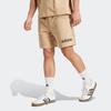 Shorts ADIDAS SPORTSWEAR "M LIN SJ SHO", Herren, Gr. M, N-Gr, warm sandstone, schwarz, Obermaterial: 74% Baumwolle, 26% Polyester, sportlich, Hosen