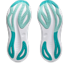 Laufschuh ASICS "GEL-NIMBUS 27", Gr. 46,5, wave teal, saxon grün, Textil, sportlich, Schuhe