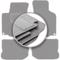 Tapis de voiture gris pour Volkswagen Golf IV à hayon, break, variante (1997-2003)
