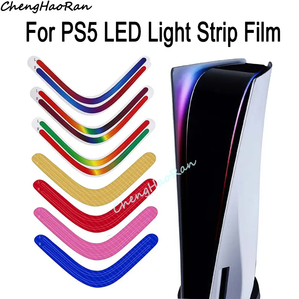 1 PC Für PS5 Konsole Licht Bar Regenbogen Gradienten Aufkleber Aufkleber Für PS5 Konsole LDE Leuchtende Licht Bar Zubehör Image