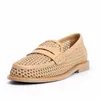 Schuhe Round Toe Keine Pantoletten Pelz Damen Stoff Flats Damenschuhe Neu