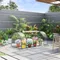 Outsunny Tunnel Greenhouse Green Grow House for Garden Outdoor, Steel Frame, PE Cover, Transparent,