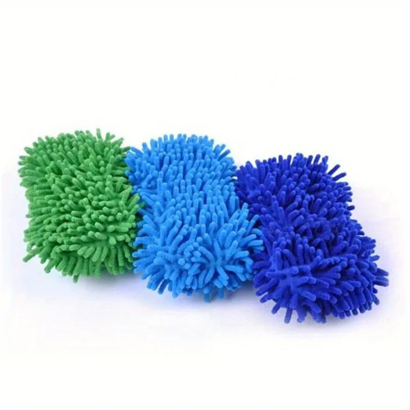 Mikrofaser Auto Waschmaschine Schwamm Reinigung Auto Pflege Detaillierung Pinsel Waschen Handtuch Auto Handschuhe Styling Zubehör Image