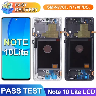 Für Samsung Galaxy Note 10 lite N770 N770F LCD Display Digital Touch Screen mit Rahmen Montage für Samsung Note 10 Lite