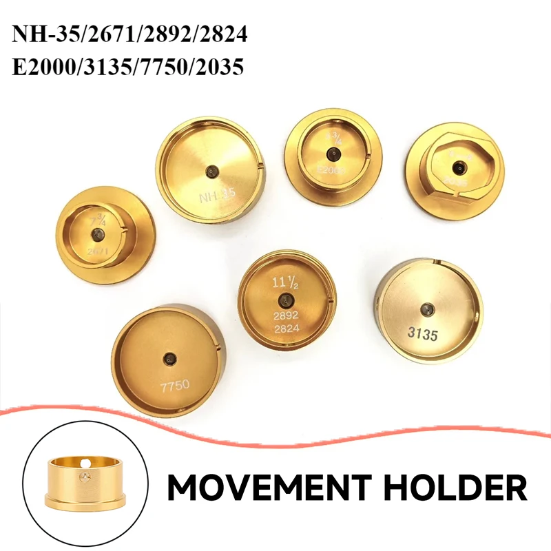NH35 Uhrwerk Halter 7750/3135 Reparatur Halter Uhr Hände Fitting Halter Werkzeug Metall Halte Basis 2035/2671/E2000/2892-2824 Image