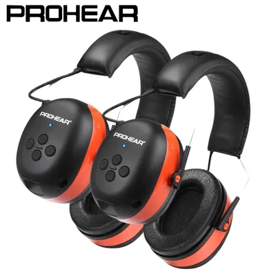 PROHEAR 2 Stück elektronische Ohrenschützer, Sicherheits-Bluetooth-Gehörschutz, professioneller Gehörschutz zur Geräuschreduzierung zum Mähen Image