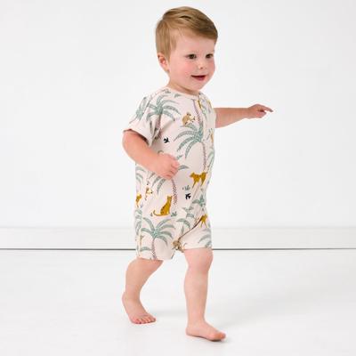 Wild Escape Dolman Henley Romper - 2T