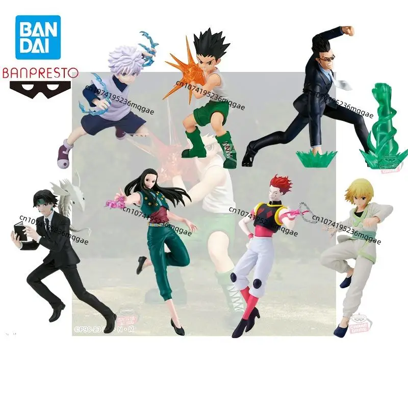 Auf Lager Bandai HUNTER x HUNTER VIBRATION STARS Hisoka GON FREECSS Anime Actionfiguren Modell Killua Zoldyck Sammlungen Geschenk Image