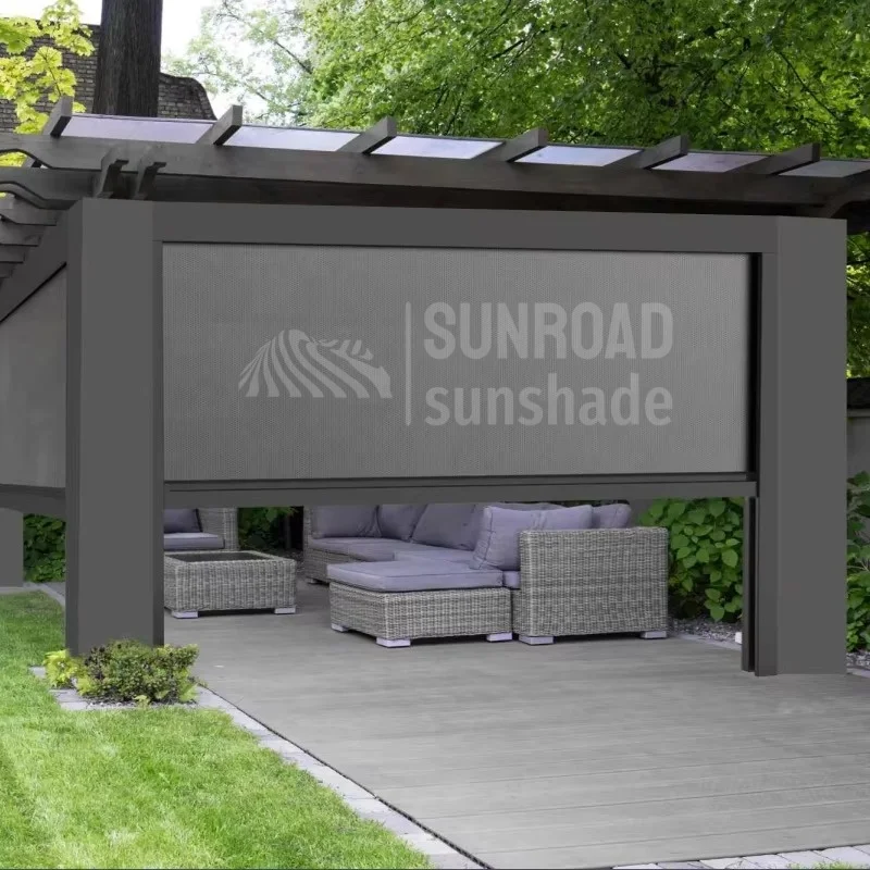 Maßgeschneiderte Sunroad-Rollo-Komponenten, Schienen, Stangenstangen und Wandbeschläge für Fensterzubehör Image