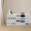 20 x große Kunststoff-Schuh-Aufbewahrungsboxen, multifunktionale Schublade, stapelbar, faltbar,